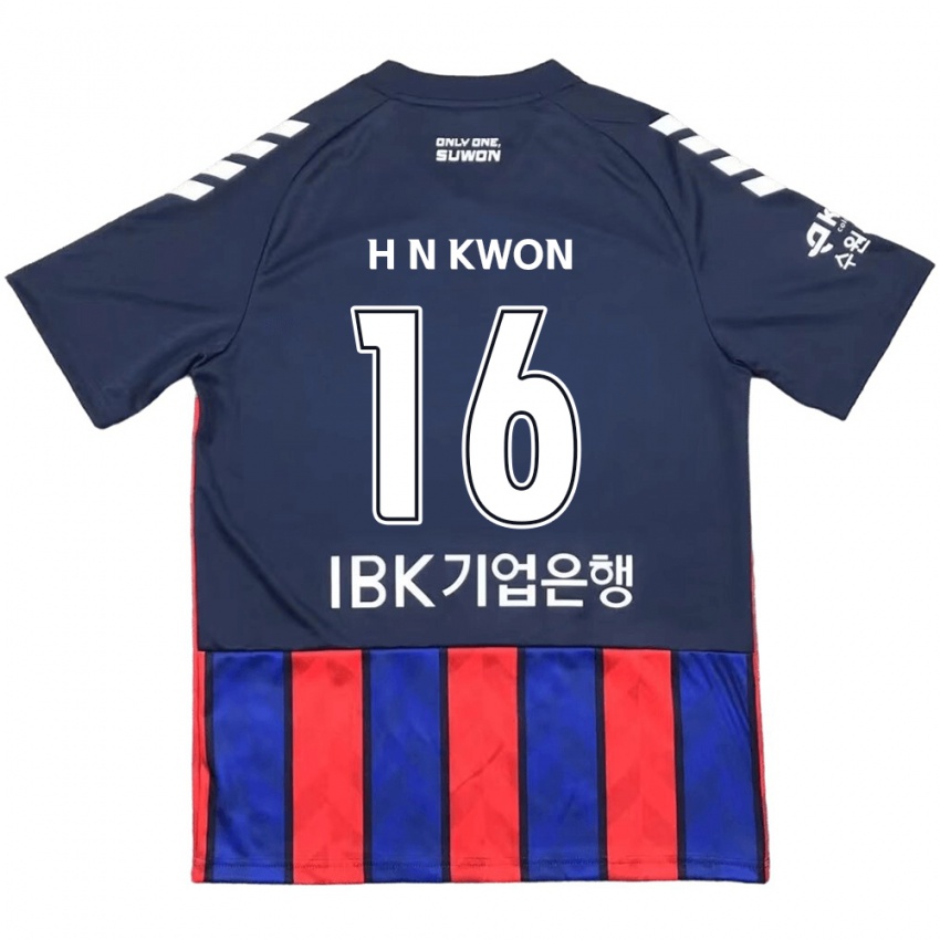 Kinderen Nam-Hoon Kwon #16 Blauw Rood Thuisshirt Thuistenue 2024/25 T-Shirt