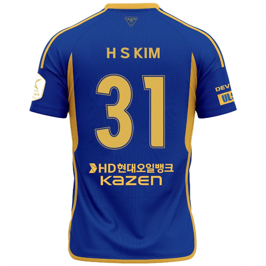 Kinderen Se-Hyoung Kim #31 Blauw Geel Thuisshirt Thuistenue 2024/25 T-Shirt