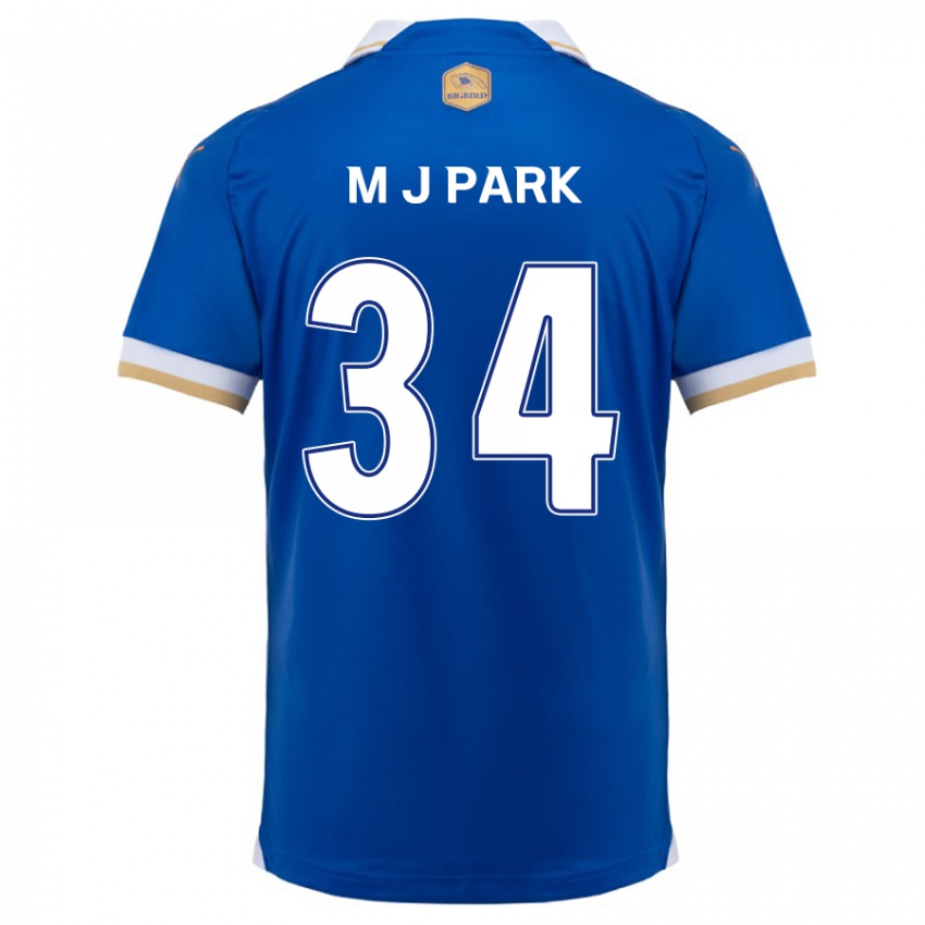 Kinderen Ji-Min Park #34 Blauw Wit Thuisshirt Thuistenue 2024/25 T-Shirt