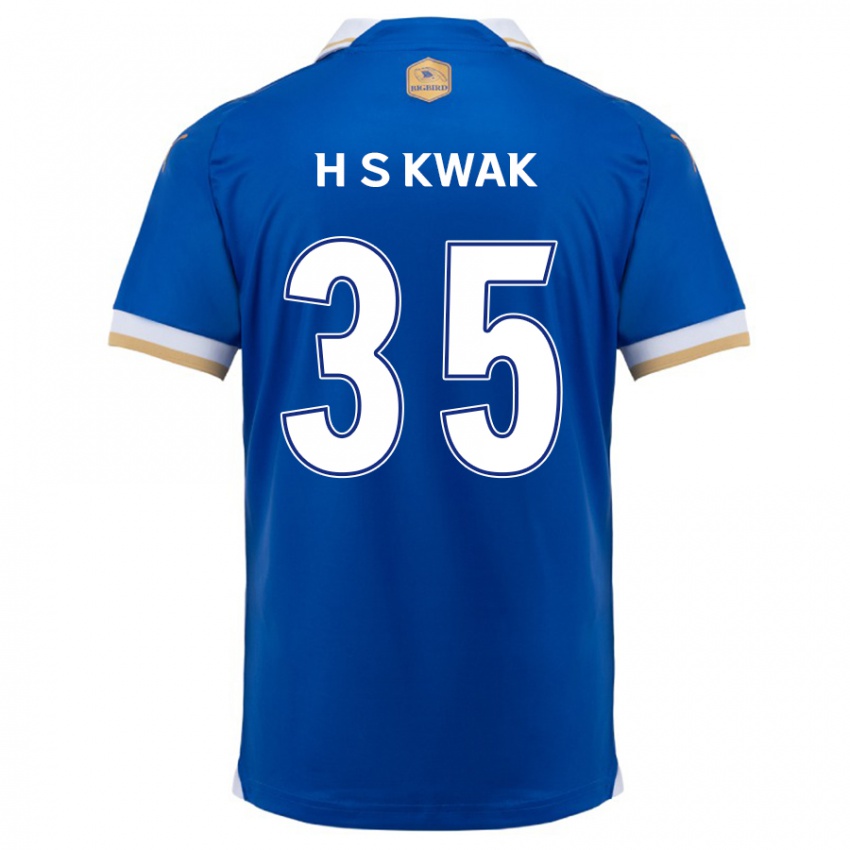 Kinderen Sung-Hoon Kwak #35 Blauw Wit Thuisshirt Thuistenue 2024/25 T-Shirt