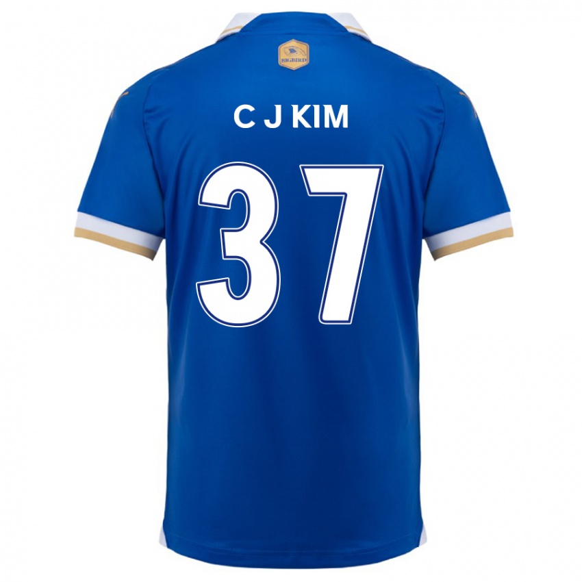 Kinderen Joo-Chan Kim #37 Blauw Wit Thuisshirt Thuistenue 2024/25 T-Shirt