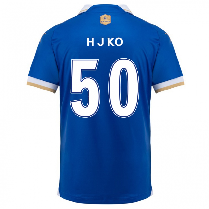 Kinderen Jong-Hyun Ko #50 Blauw Wit Thuisshirt Thuistenue 2024/25 T-Shirt