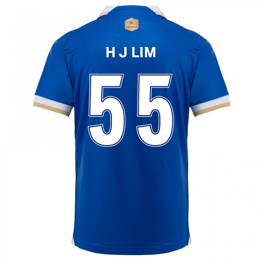 Kinderen Ji-Hoon Lim #55 Blauw Wit Thuisshirt Thuistenue 2024/25 T-Shirt