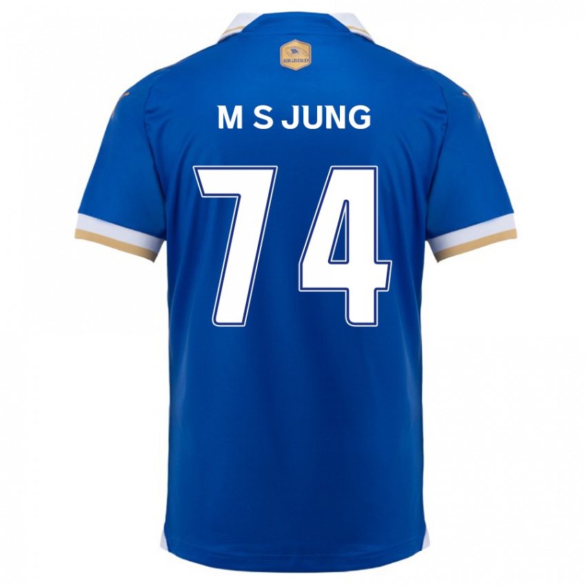 Kinderen Sung-Min Jung #74 Blauw Wit Thuisshirt Thuistenue 2024/25 T-Shirt