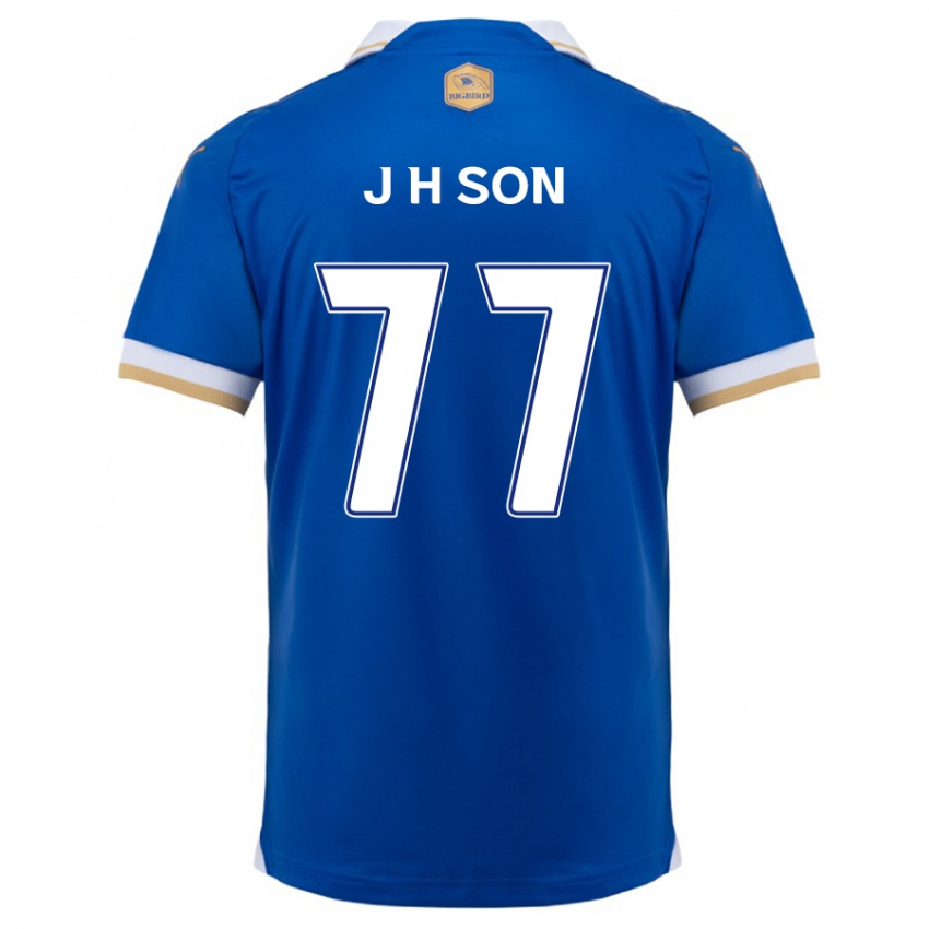 Kinderen Ho-Jun Son #77 Blauw Wit Thuisshirt Thuistenue 2024/25 T-Shirt