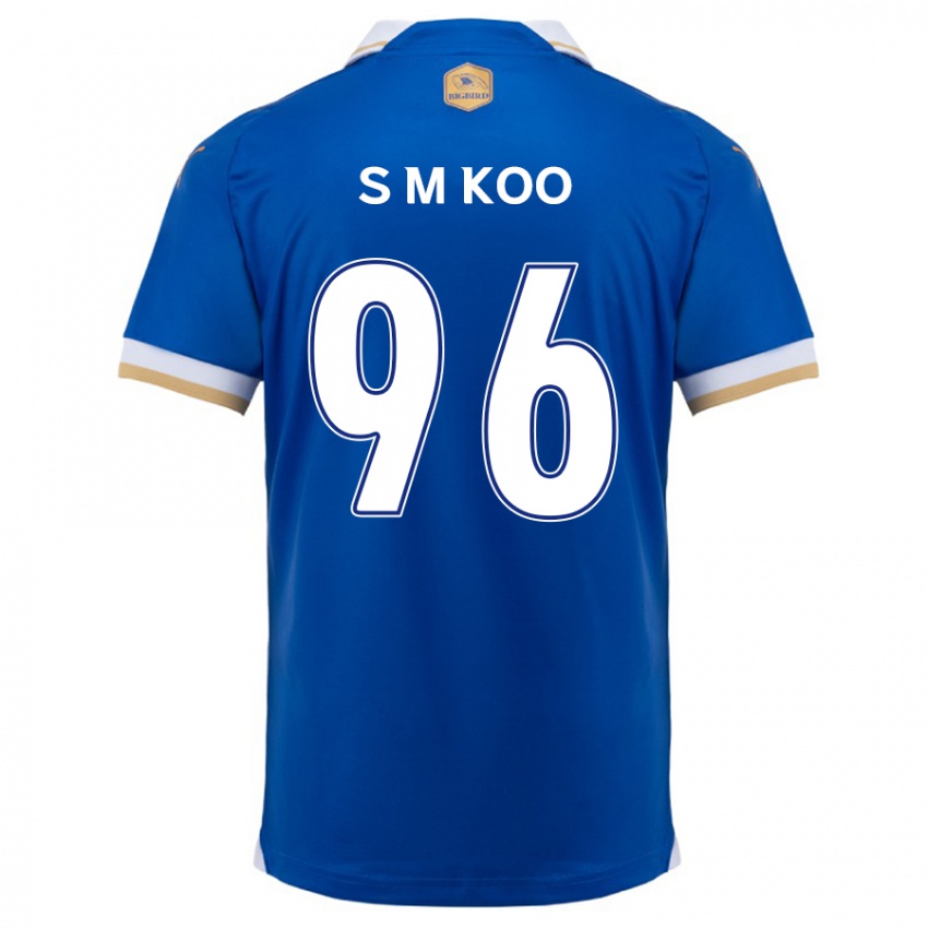 Kinderen Min-Seo Koo #96 Blauw Wit Thuisshirt Thuistenue 2024/25 T-Shirt