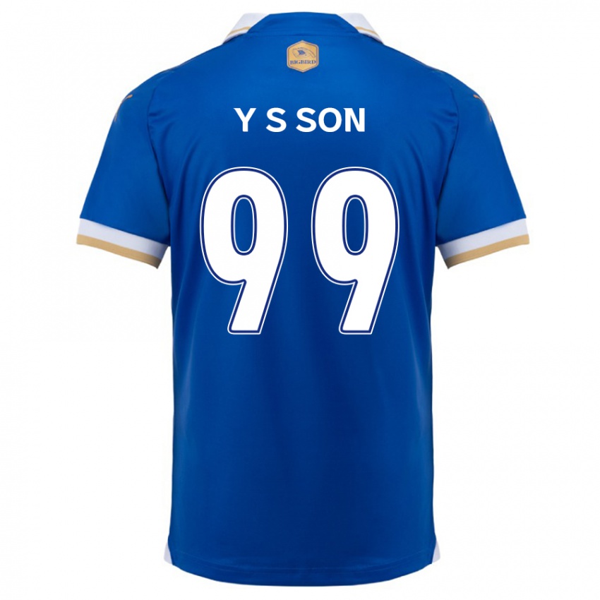 Kinderen Suk-Yong Son #99 Blauw Wit Thuisshirt Thuistenue 2024/25 T-Shirt