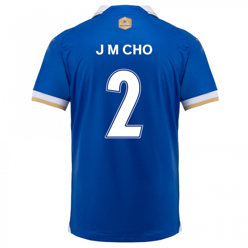 Kinderen Min-Jae Cho #2 Blauw Wit Thuisshirt Thuistenue 2024/25 T-Shirt