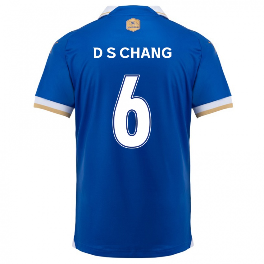 Kinderen Se-Dong Chang #6 Blauw Wit Thuisshirt Thuistenue 2024/25 T-Shirt