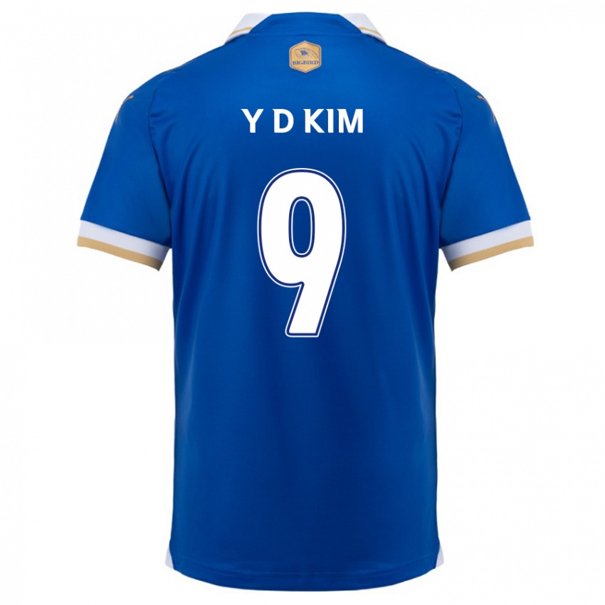 Kinderen Dong-Yeon Kim #9 Blauw Wit Thuisshirt Thuistenue 2024/25 T-Shirt