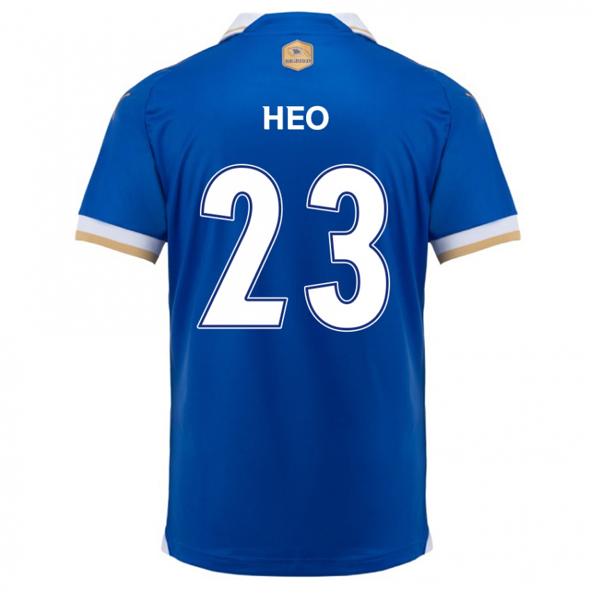 Kinderen Hwan Heo #23 Blauw Wit Thuisshirt Thuistenue 2024/25 T-Shirt