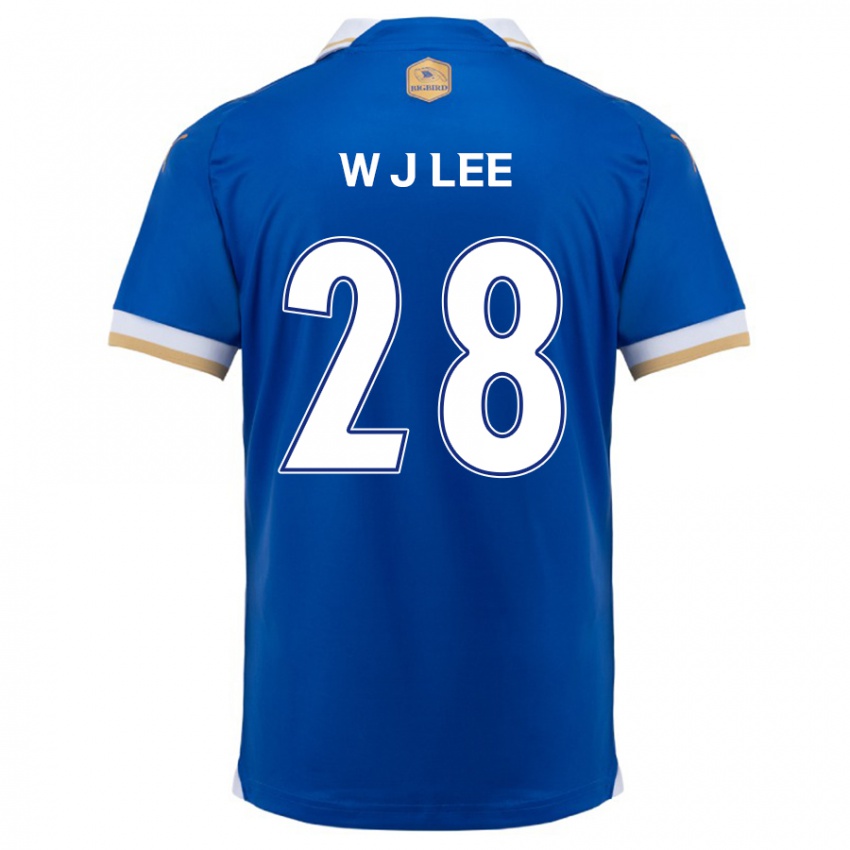 Kinderen Jun-Woo Lee #28 Blauw Wit Thuisshirt Thuistenue 2024/25 T-Shirt