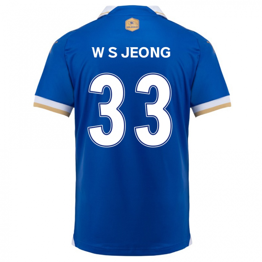 Kinderen Seo-Woo Jeong #33 Blauw Wit Thuisshirt Thuistenue 2024/25 T-Shirt