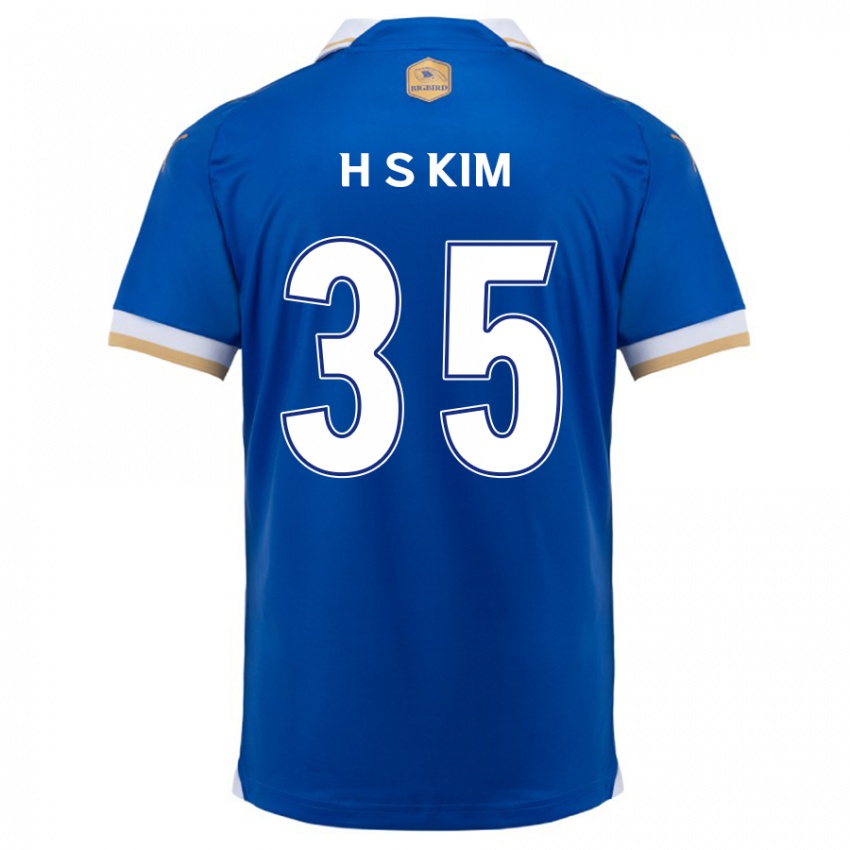 Kinderen Seung-Hyun Kim #35 Blauw Wit Thuisshirt Thuistenue 2024/25 T-Shirt