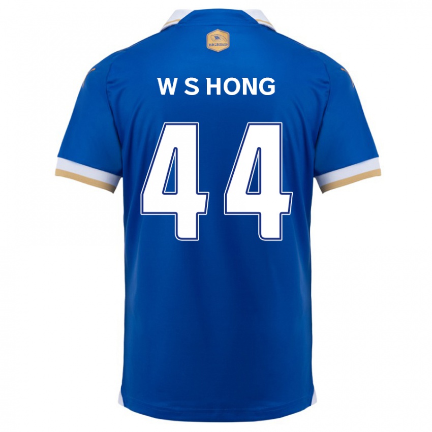 Kinderen Sang-Won Hong #44 Blauw Wit Thuisshirt Thuistenue 2024/25 T-Shirt