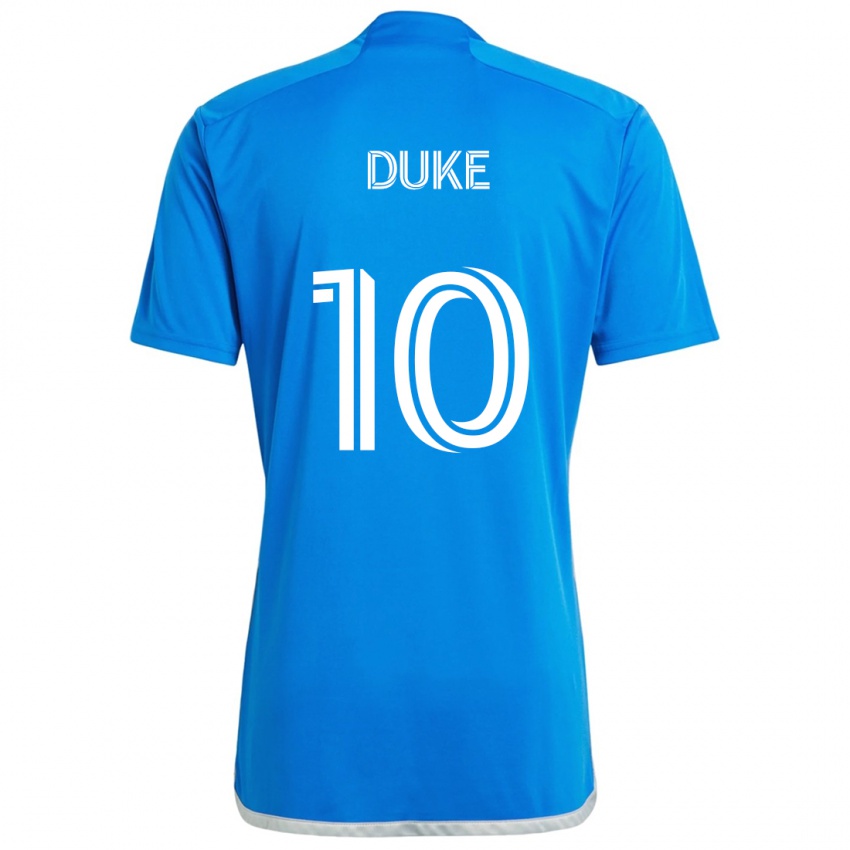 Kinderen Bryce Duke #10 Blauw Wit Thuisshirt Thuistenue 2024/25 T-Shirt