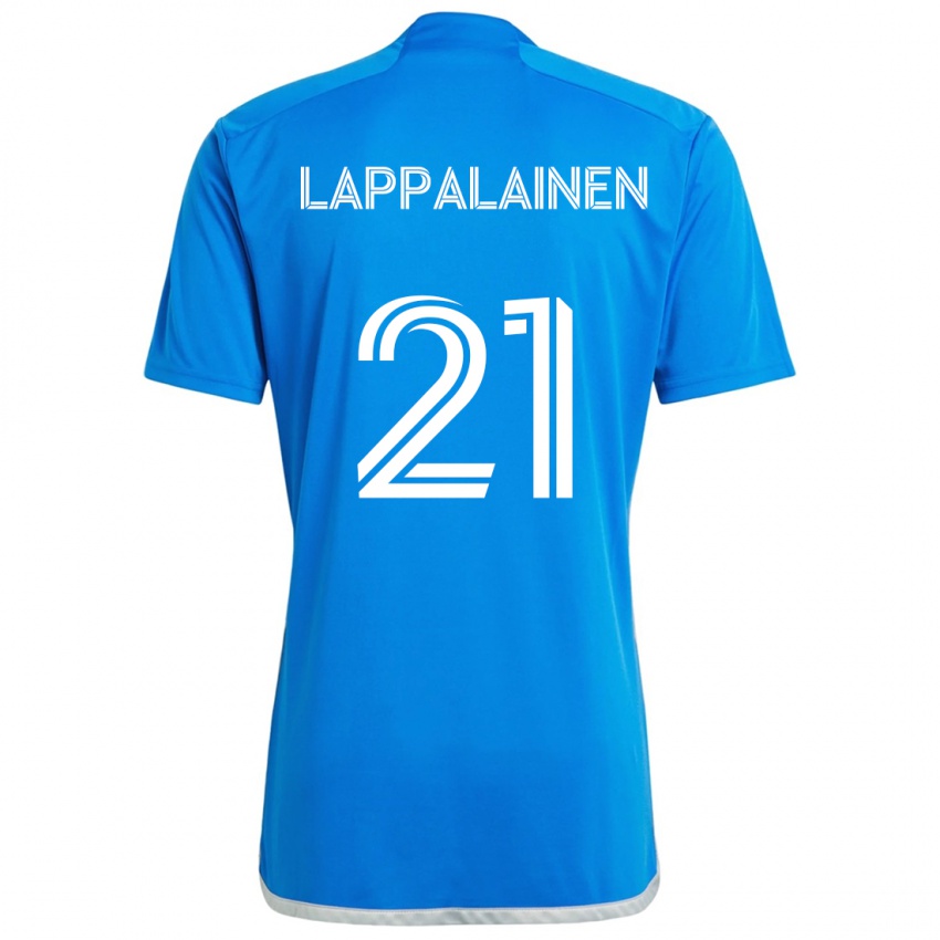 Kinderen Lassi Lappalainen #21 Blauw Wit Thuisshirt Thuistenue 2024/25 T-Shirt