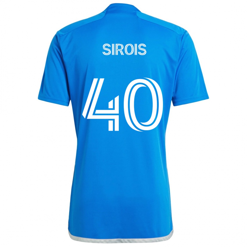 Kinderen Jonathan Sirois #40 Blauw Wit Thuisshirt Thuistenue 2024/25 T-Shirt