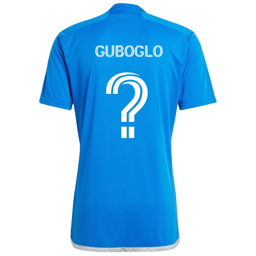 Kinderen Yuri Guboglo #0 Blauw Wit Thuisshirt Thuistenue 2024/25 T-Shirt