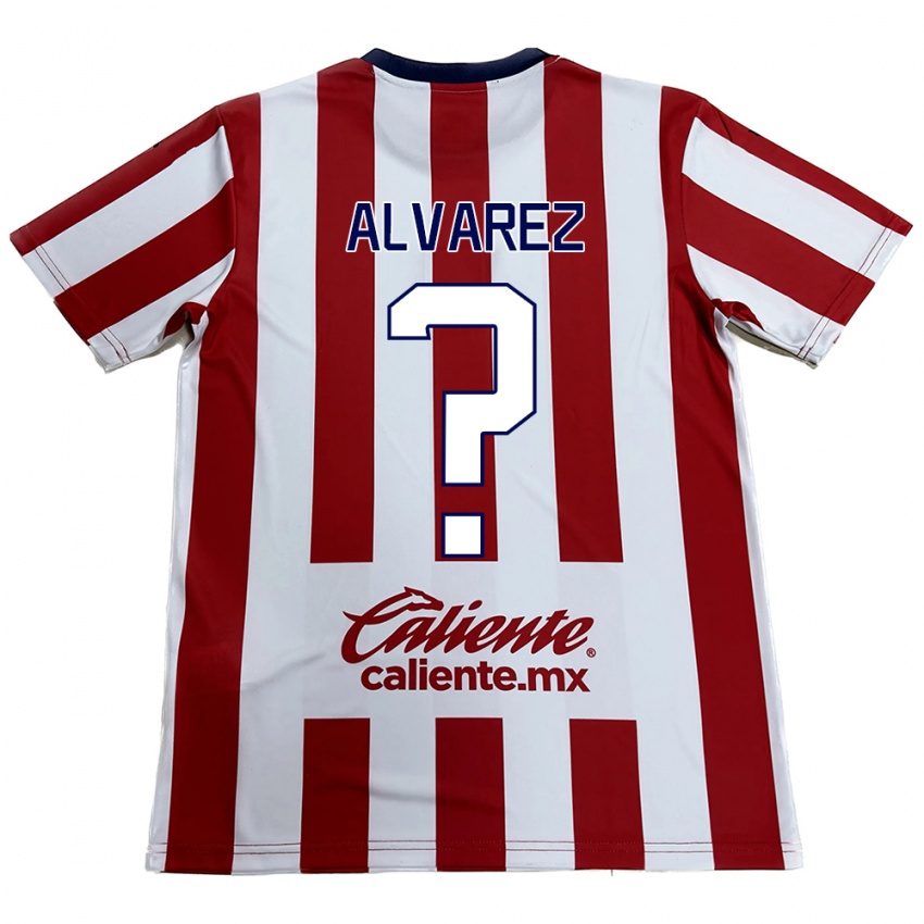 Kinderen Sergio Álvarez #0 Rood Wit Thuisshirt Thuistenue 2024/25 T-Shirt