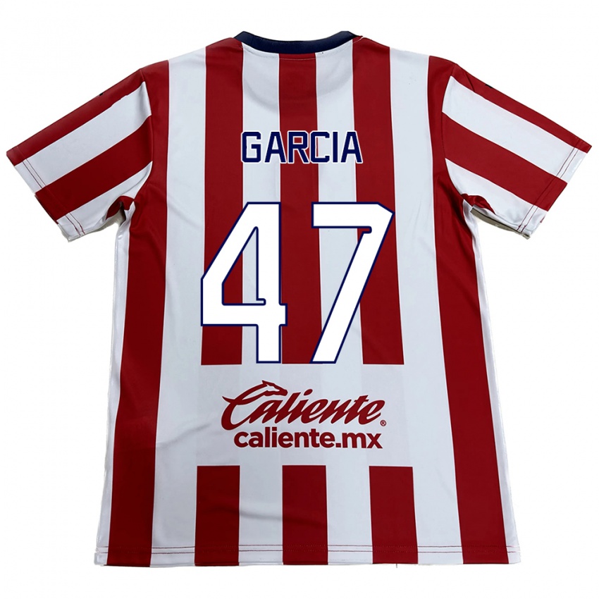 Kinderen Gael García #47 Rood Wit Thuisshirt Thuistenue 2024/25 T-Shirt