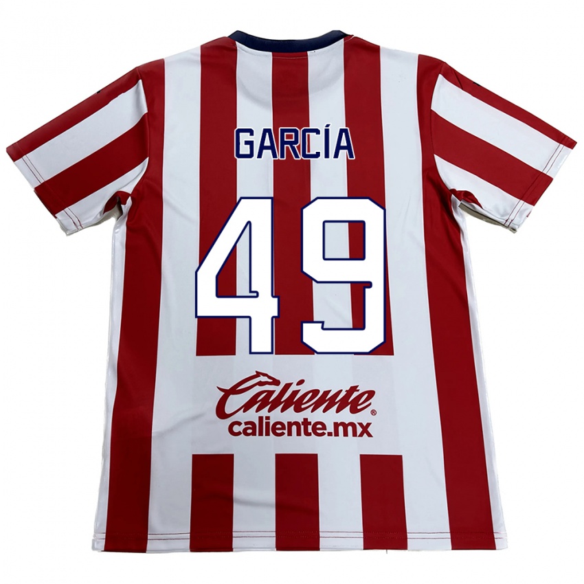 Kinderen Gilberto García #49 Rood Wit Thuisshirt Thuistenue 2024/25 T-Shirt