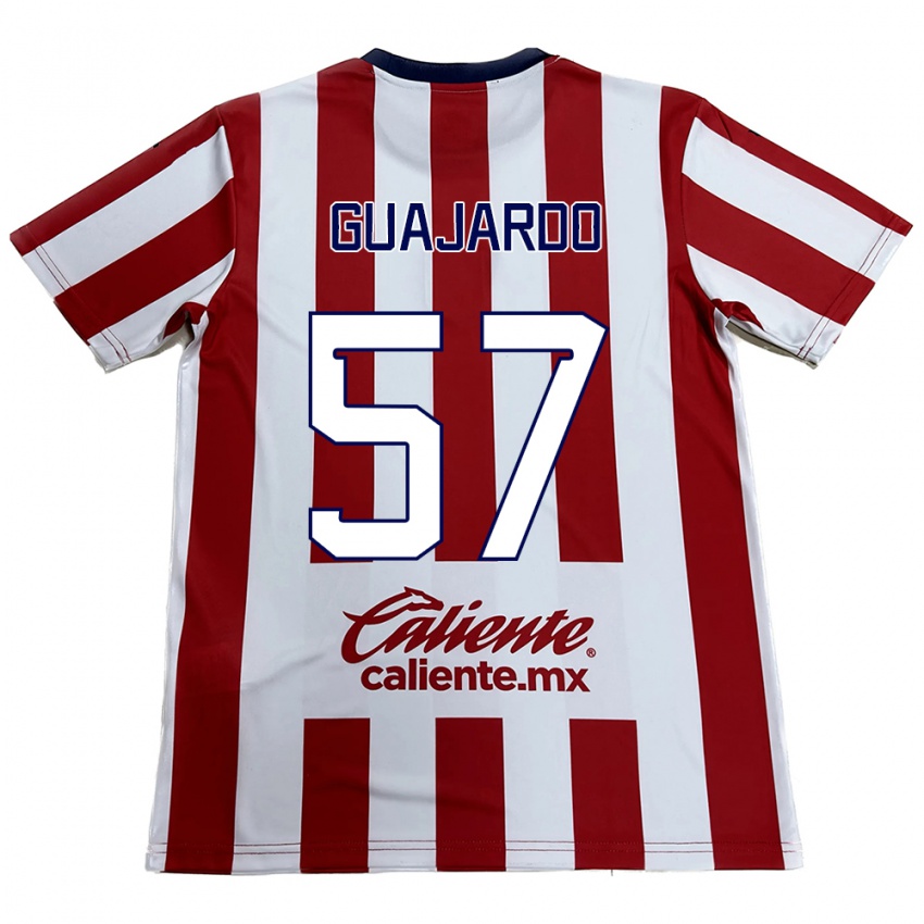 Kinderen Dylan Guajardo #57 Rood Wit Thuisshirt Thuistenue 2024/25 T-Shirt