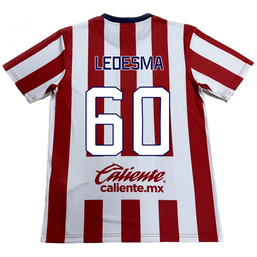 Kinderen Luis Ledesma #60 Rood Wit Thuisshirt Thuistenue 2024/25 T-Shirt