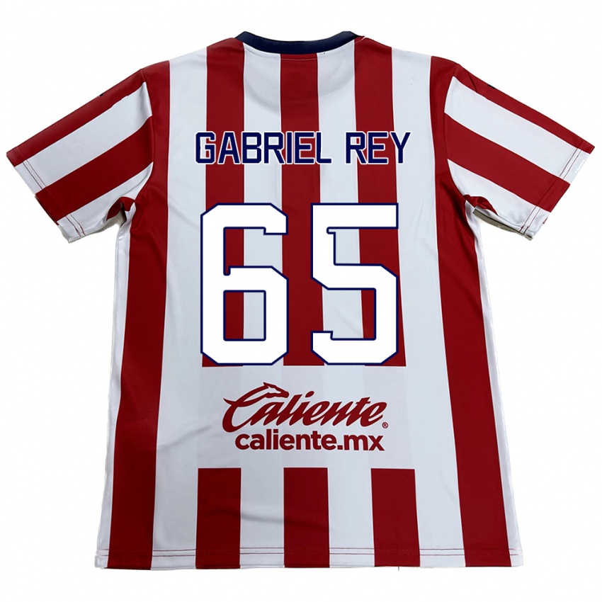 Kinderen Luis Gabriel Rey #65 Rood Wit Thuisshirt Thuistenue 2024/25 T-Shirt