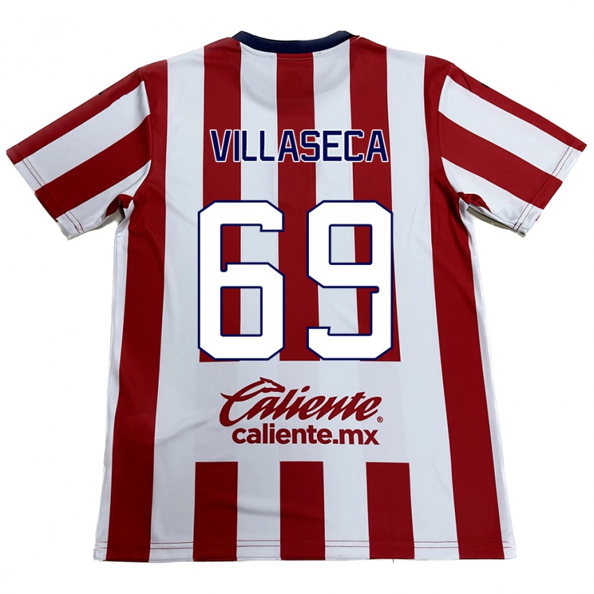 Kinderen Daniel Villaseca #69 Rood Wit Thuisshirt Thuistenue 2024/25 T-Shirt