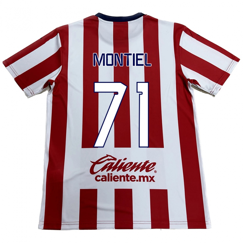 Kinderen Erick Montiel #71 Rood Wit Thuisshirt Thuistenue 2024/25 T-Shirt