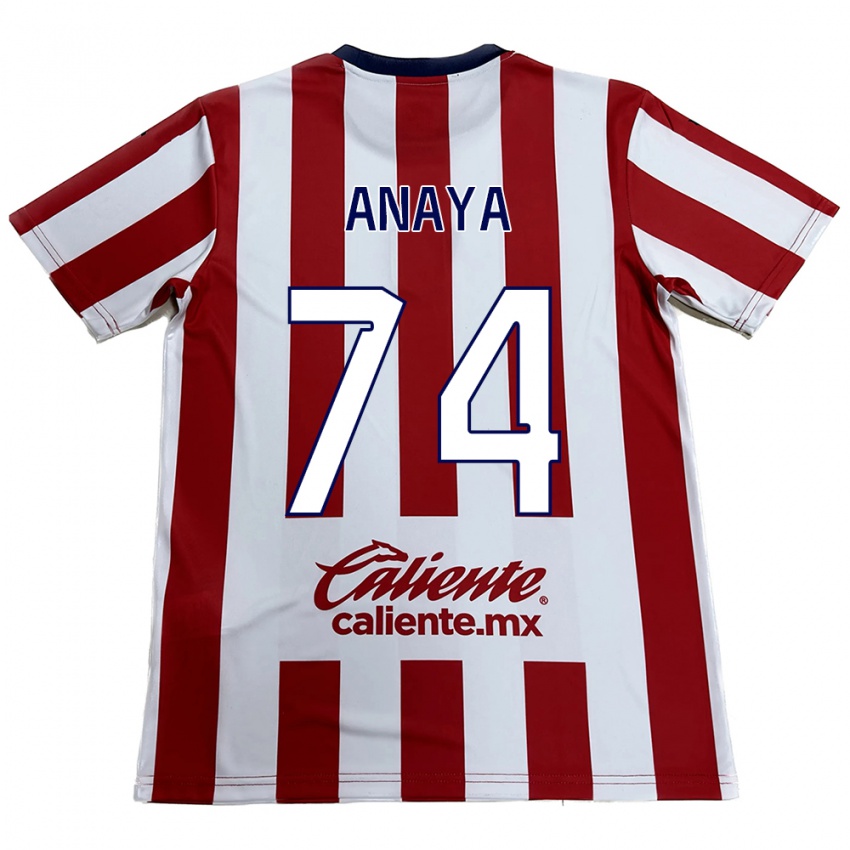 Kinderen Mario Anaya #74 Rood Wit Thuisshirt Thuistenue 2024/25 T-Shirt