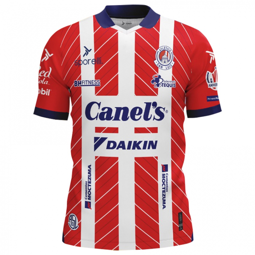 Kinderen Aldo Cruz #18 Rood Wit Thuisshirt Thuistenue 2024/25 T-Shirt