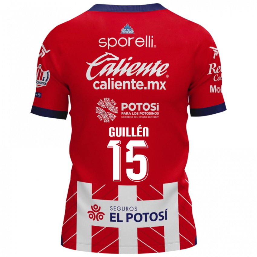 Kinderen Daniel Guillén #15 Rood Wit Thuisshirt Thuistenue 2024/25 T-Shirt