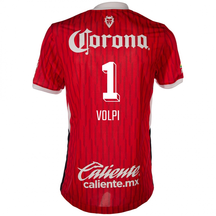 Kinderen Tiago Volpi #1 Rood Wit Thuisshirt Thuistenue 2024/25 T-Shirt