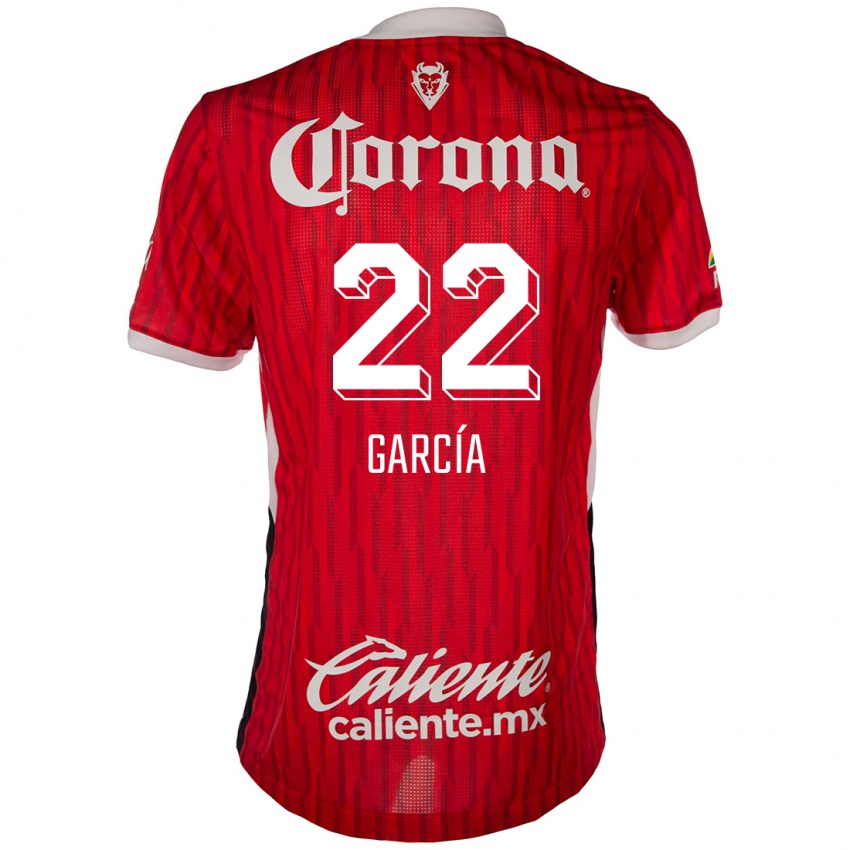 Kinderen Luis García #22 Rood Wit Thuisshirt Thuistenue 2024/25 T-Shirt