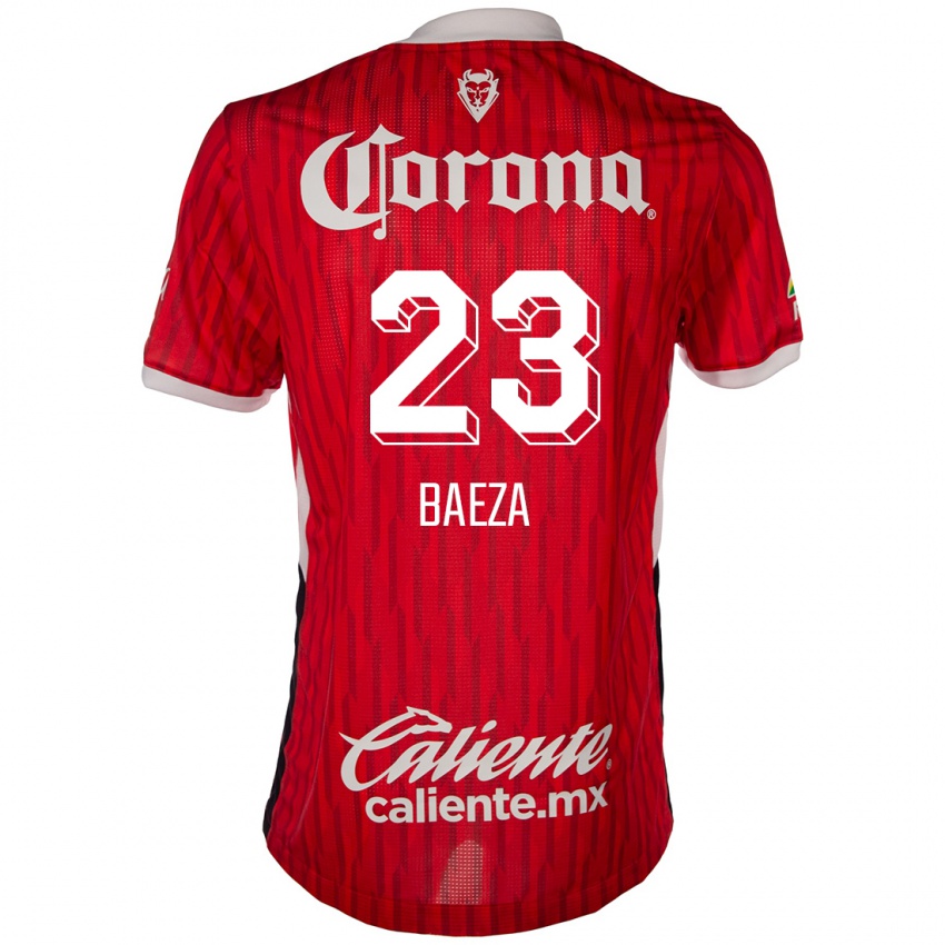 Kinderen Claudio Baeza #23 Rood Wit Thuisshirt Thuistenue 2024/25 T-Shirt