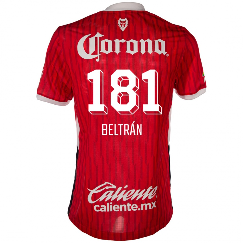 Kinderen Ronaldo Beltrán #181 Rood Wit Thuisshirt Thuistenue 2024/25 T-Shirt