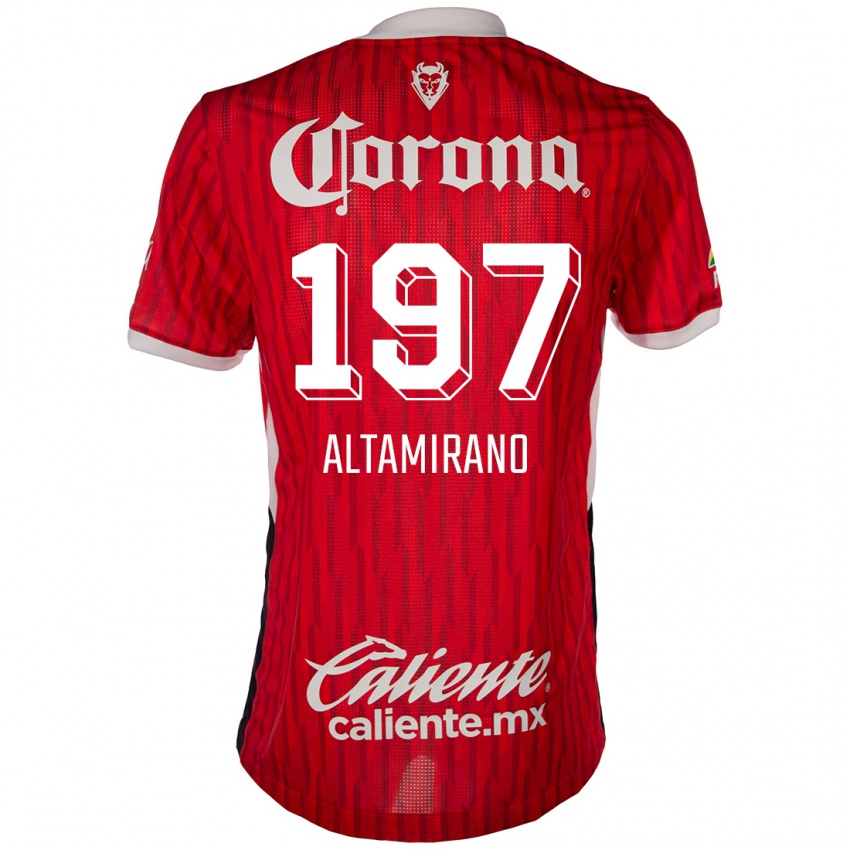 Kinderen Óscar Altamirano #197 Rood Wit Thuisshirt Thuistenue 2024/25 T-Shirt