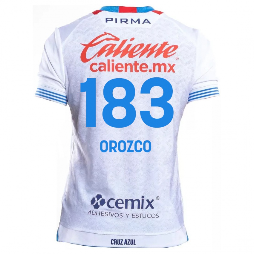 Kinderen Fabrizzio Orozco #183 Wit Blauw Uitshirt Uittenue 2024/25 T-Shirt