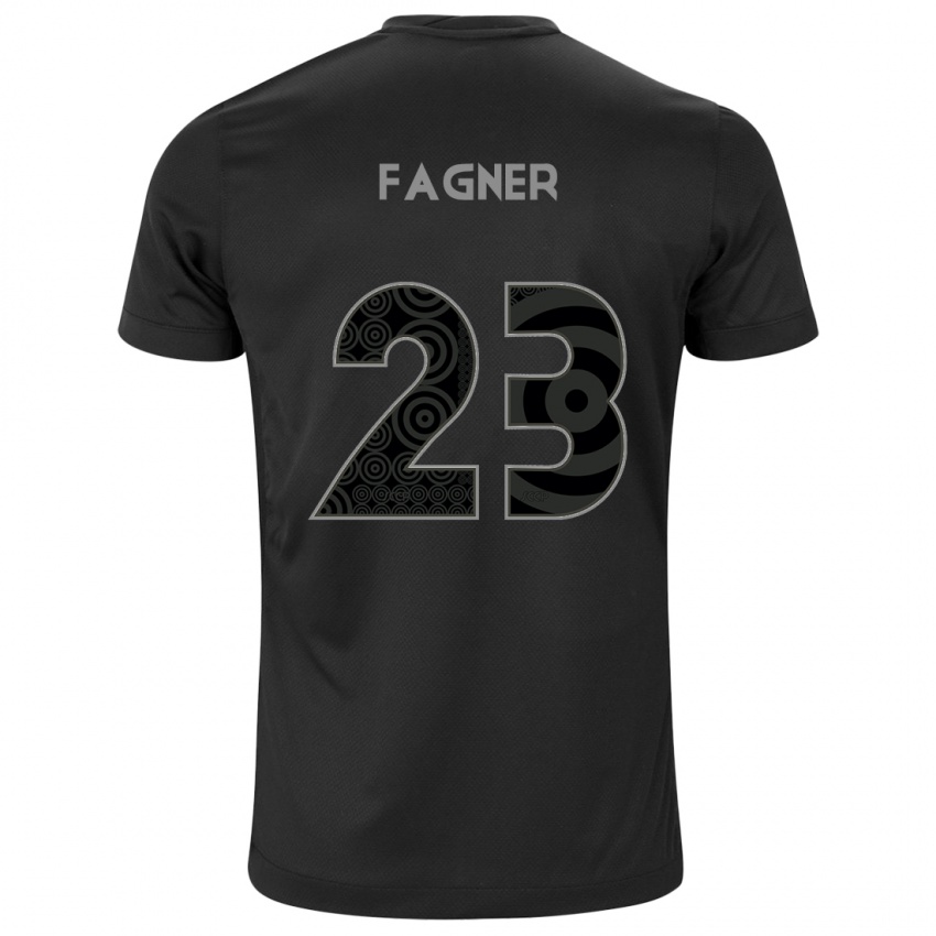 Kinderen Fagner #23 Zwart Uitshirt Uittenue 2024/25 T-Shirt