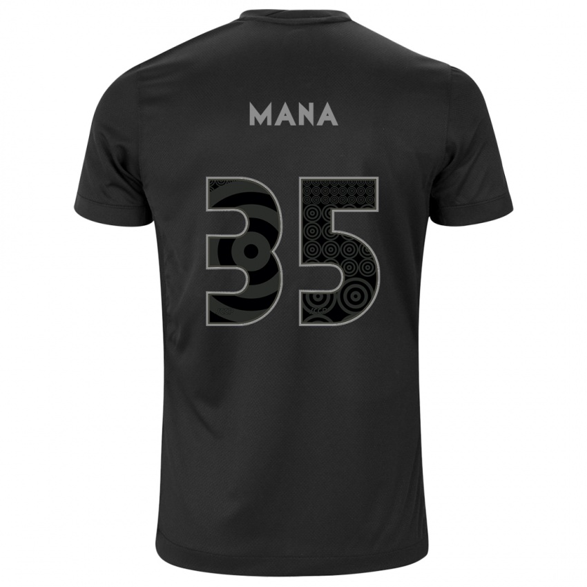 Kinderen Leo Mana #35 Zwart Uitshirt Uittenue 2024/25 T-Shirt