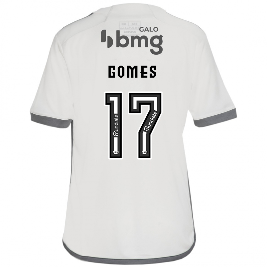 Kinderen Igor Gomes #17 Gebroken Wit Uitshirt Uittenue 2024/25 T-Shirt