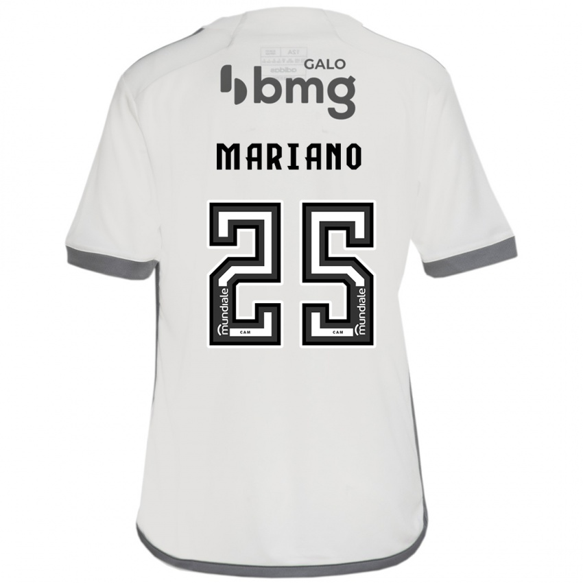 Kinderen Mariano #25 Gebroken Wit Uitshirt Uittenue 2024/25 T-Shirt