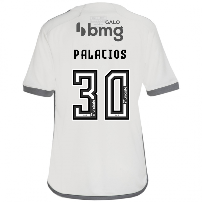 Kinderen Brahian Palacios #30 Gebroken Wit Uitshirt Uittenue 2024/25 T-Shirt