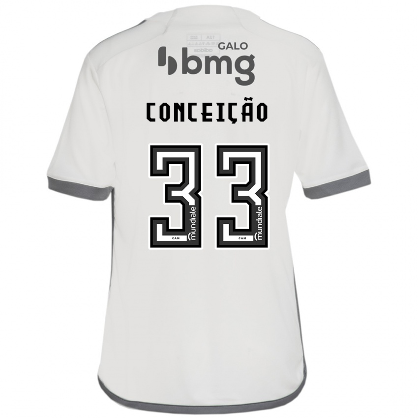 Kinderen Robert Conceição #33 Gebroken Wit Uitshirt Uittenue 2024/25 T-Shirt