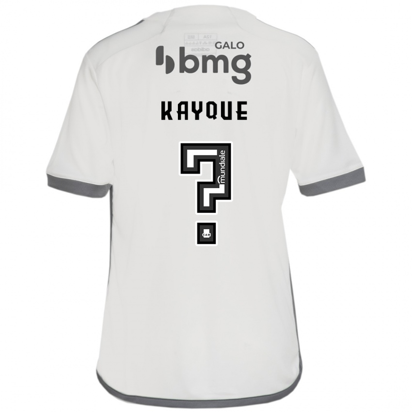 Kinderen Kayque #0 Gebroken Wit Uitshirt Uittenue 2024/25 T-Shirt