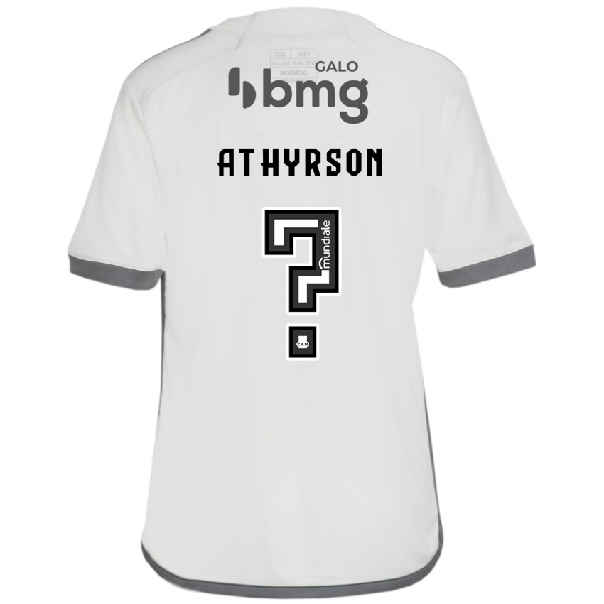 Kinderen Athyrson #0 Gebroken Wit Uitshirt Uittenue 2024/25 T-Shirt