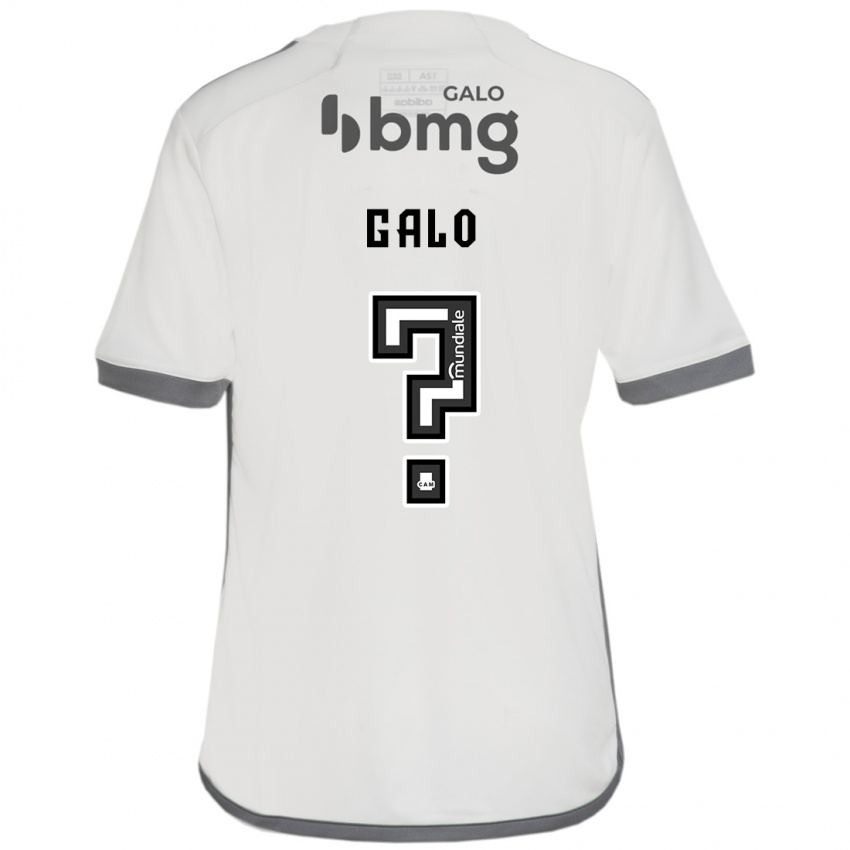 Kinderen Diego Galo #0 Gebroken Wit Uitshirt Uittenue 2024/25 T-Shirt