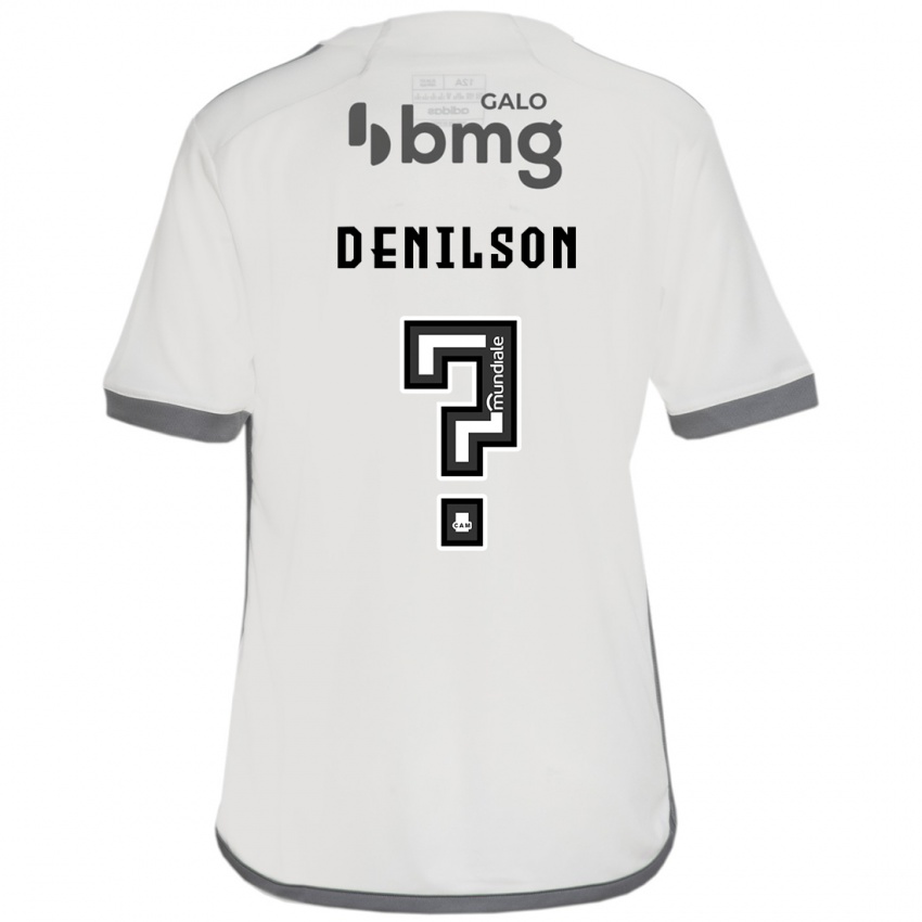 Kinderen Denilson #0 Gebroken Wit Uitshirt Uittenue 2024/25 T-Shirt